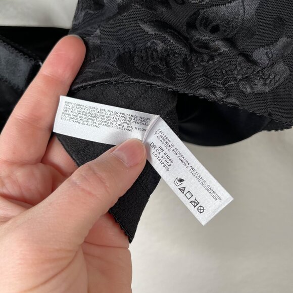 Wacoal Womens Black Awareness Underwire Full Coverage Bra 36DDD 85567 - Picture 6 of 8